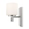 Z-Lite Privet 1 Light Vanity, Brushed Nickel & Matte Opal 335-1S-BN-LED - alternate 2